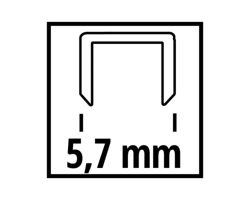 Скобы для строительного степлера Einhell 5.7х16мм, 3000шт. (4137855)