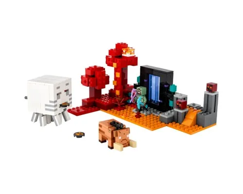 Конструктор LEGO Minecraft Засада у портала в Нижний мир 352 деталей (21255)