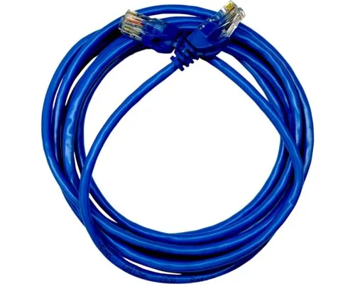 Патч-корд 2м UTP cat.5e, CU, 24AWG, blue GEAR (GPC-UTPCURJ45-2BE)