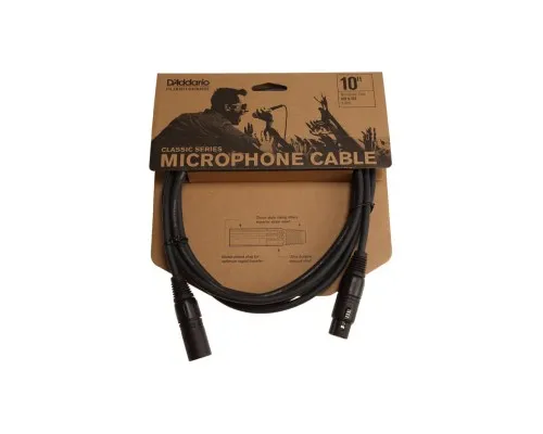 Мікрофонний кабель D'Addario Classic Series Microphone Cable 3m (PW-CMIC-10)