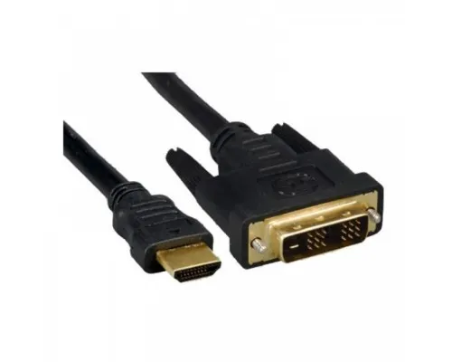 Кабель мультимедійний HDMI to DVI 18+1pin M, 1.8m Cablexpert (CC-HDMI-DVI-6)