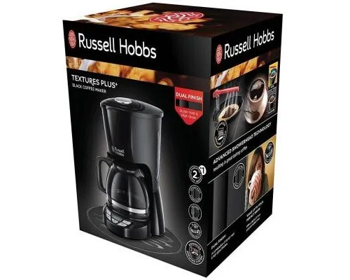 Капельная кофеварка Russell Hobbs Textures Plus+ Black (22620-56)