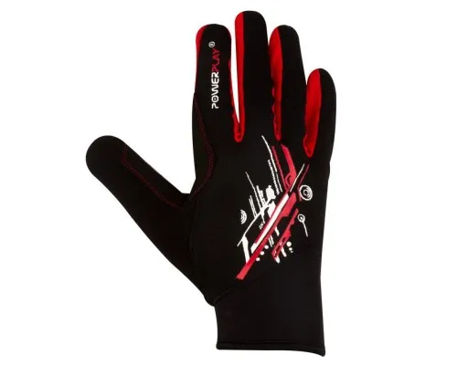 Велорукавиці PowerPlay 6607 Black/Red L (PP_6607_L_Red/Black)