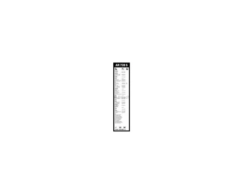 Щітка склоочисника Bosch 3 397 118 904