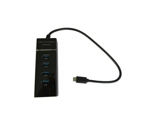 Концентратор Maiwo USB Type-C to 4х USB3.0 cable 29 cm (KH303)