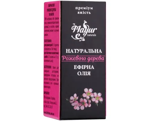 Эфирное масло Mayur Розового дерева 5 мл (4820189561545)