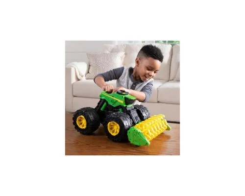 Спецтехника John Deere Kids Monster Treads с молотилкой и большими колесами (47329)