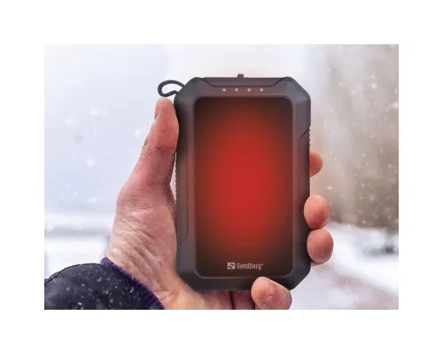Батарея універсальна Sandberg 10000mAh, Hand Warmer, flashlight 1W, USB-C/USB-A 2A/5V (420-65)