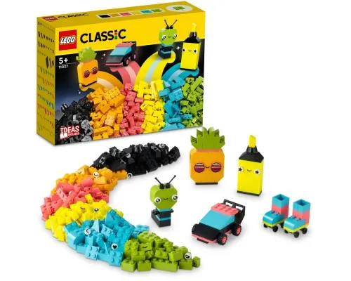 Конструктор LEGO Classic Творческое неоновое веселье 333 детали (11027)