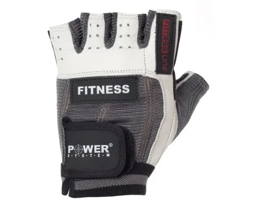 Перчатки для фитнеса Power System Fitness PS-2300 Grey/White S (PS-2300_S_Grey-White)