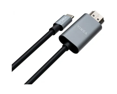 Кабель мультимедийный USB-C to HDMI 1.5m v1.4 4K30Hz Vinga (VCPVCCH1415)