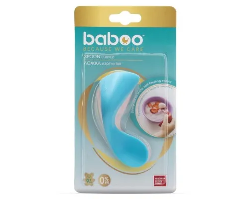 Набір дитячого посуду Baboo тренувальна ложка Baboo від 9 міс.електрік (10-032)