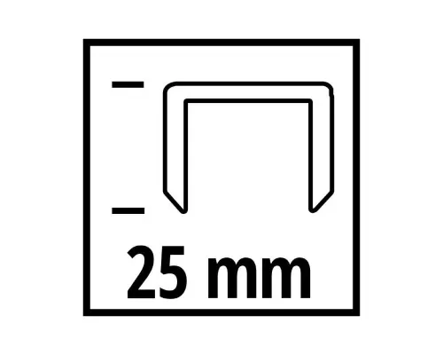 Скоби для будівельного степлера Einhell 5.7х25мм, 3000шт. (4137860)