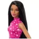 Кукла Barbie Fashionistas в розовом топе со звездным принтом в розовом цвете (HRH13)