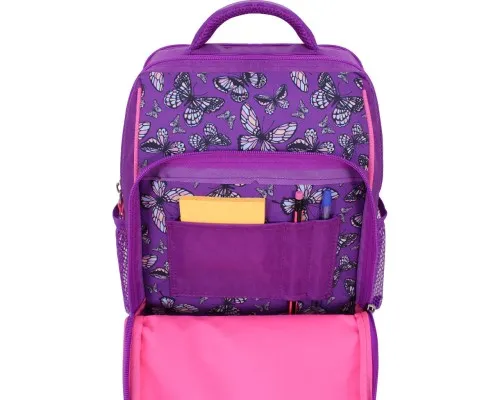 Рюкзак шкільний Bagland Школяр 8 л. фіолетовий 890 (0012870) (688114751)