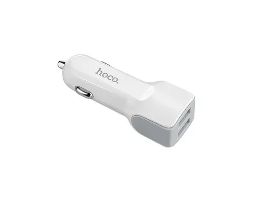 Зарядное устройство HOCO Z23 2xUSB White (6957531078029)