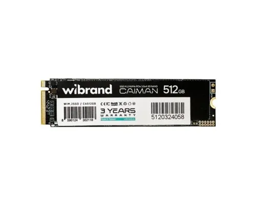 Накопичувач SSD M.2 2280 512GB Caiman Wibrand (WIM.2SSD/CA512GB)