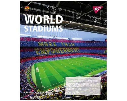 Тетрадь Yes World stadium 24 листов клетка (767025)