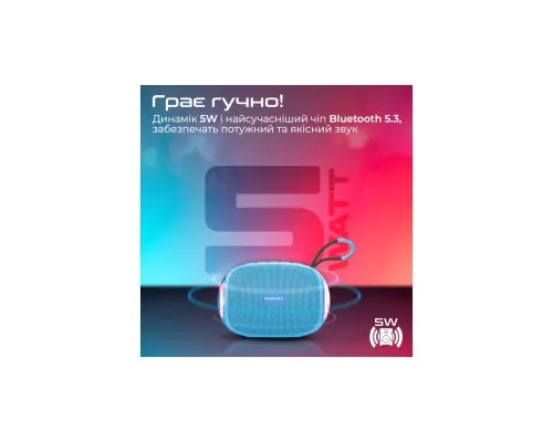 Акустична система Promate Capsule-3 Blue (capsule-3.blue)