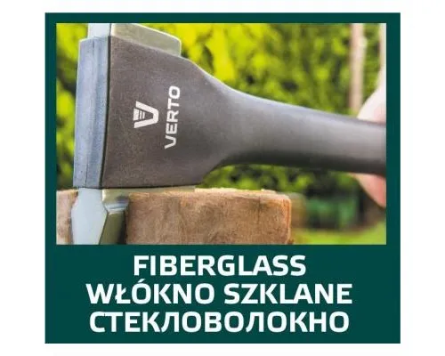 Топор Verto 620 г, обух 410 г, рукоятка из стекловолокна, 14 (05G100)