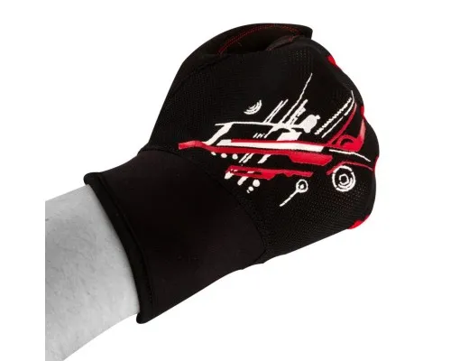 Велоперчатки PowerPlay 6607 Black/Red M (PP_6607_M_Red/Black)