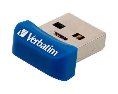 USB флеш накопитель Verbatim 32GB Store n Stay NANO Blue USB 3.0 (98710)