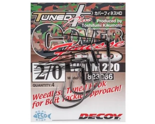 Гачок Decoy Worm220 Cover Finesse HD 02 (5 шт/уп) (1562.05.22)