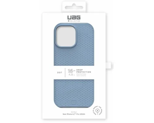 Чохол до мобільного телефона UAG [U] Apple iPhone 14 Pro Max Dot Magsafe, Cerulean (114083315858)