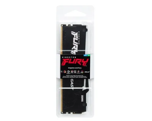 Модуль памяті для компютера DDR5 16GB 6000 MHz FURY Beast RGB Kingston Fury (ex.HyperX) (KF560C40BBA-16)