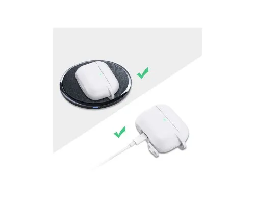 Чохол для навушників BeCover Silicon для Apple AirPods Pro White (704491)