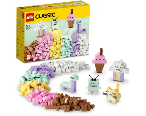 Конструктор LEGO Classic Творческое пастельное веселье 333 детали (11028)