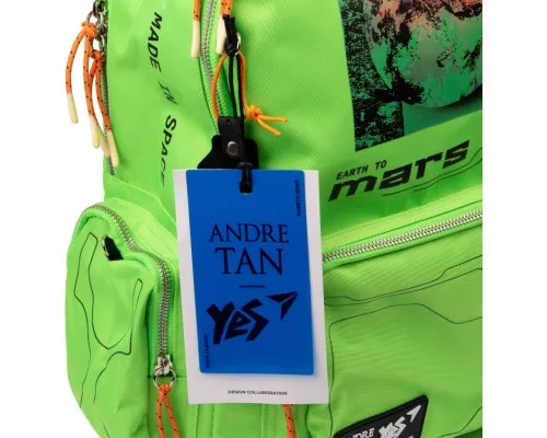 Рюкзак шкільний Yes T-131 by Andre Tan Space green (559049)