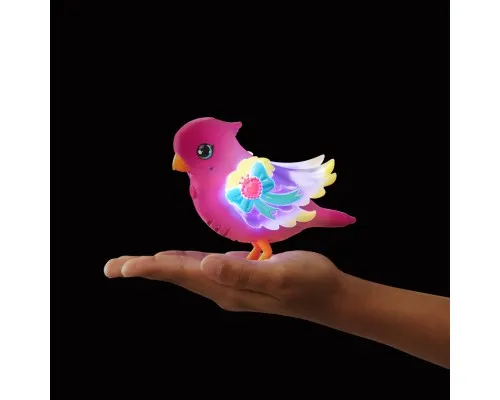 Интерактивная игрушка Moose Говорящая птичка Тиара Твинклз со светом в клетке (26457)