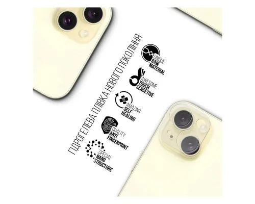 Пленка защитная Armorstandart for Camera Apple iPhone 15 6 pcs (ARM72554)