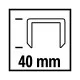 Скобы для строительного степлера Einhell 5.7х40мм, 3000шт. (4137861)