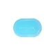 Килимок для ванної Stenson суперпоглинаючий 40 х 60 см овальний світло-блакитний (R30939 l.blue)