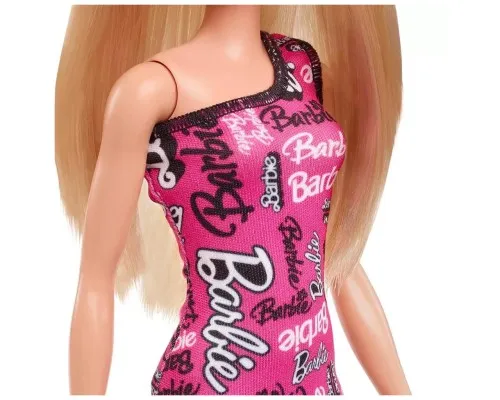 Лялька Barbie Супер стиль Блондинка у брендованій сукні (HRH07)