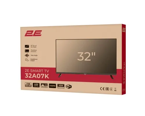 Телевизор 2E 2E-32A07KW