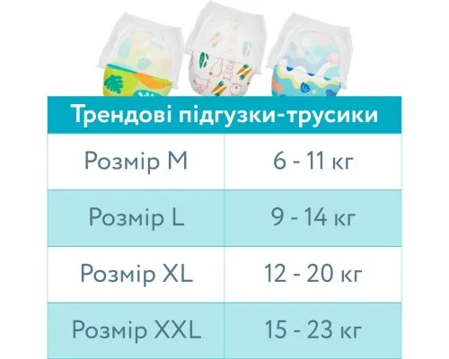 Підгузки Offspring трусики Розмір XL (12-20 кг) 30 шт, Ліс (9355465009107) (DP-OI-FAP-XL30P-FRT)