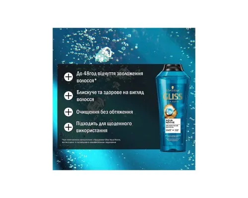 Шампунь Gliss Aqua Revive Moisturizing Shampoo 400 мл (9000101659214)