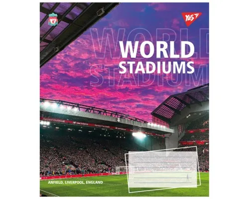 Тетрадь Yes World stadium 24 листов линия (767050)