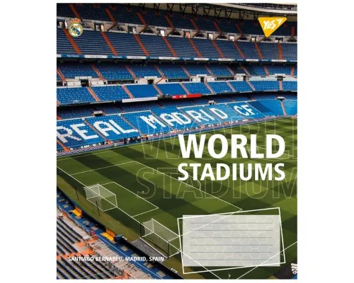 Тетрадь Yes World stadium 24 листов линия (767050)