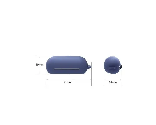 Чохол для навушників BeCover Silicon для Sony WF-C500 Dark Blue (712021)