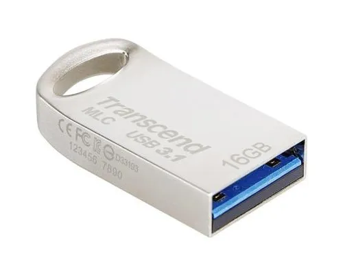 USB флеш накопитель Transcend 16GB JetFlash 720 Silver Plating USB 3.1 (TS16GJF720S)