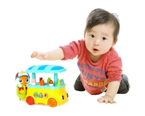 Розвиваюча іграшка Huile Toys Тележка с мороженым (6101)