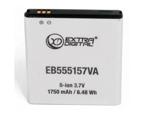 Акумуляторна батарея Extradigital Samsung SGH-i997 Galaxy S Infuse 4G (1750 mAh, EB555157VA) (BMS6331)