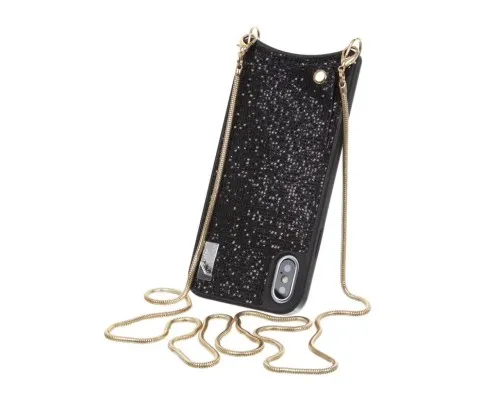 Чохол до мобільного телефона BeCover Glitter Wallet Apple iPhone Xr Black (703613) (703613)