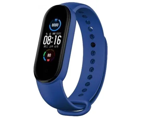 Ремінець до фітнес браслета Armorstandart Superhero Edition для Xiaomi Mi Band 5 Captain America Blue (ARM57108)