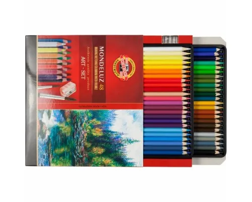 Олівці кольорові Koh-i-Noor Mondeluz акварельні 48 кольорів (3713)