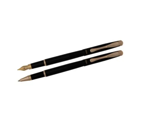 Ручка піряна Regal набір перо + ролер в подарунковому футлярі Чорний (R12223.L.RF)